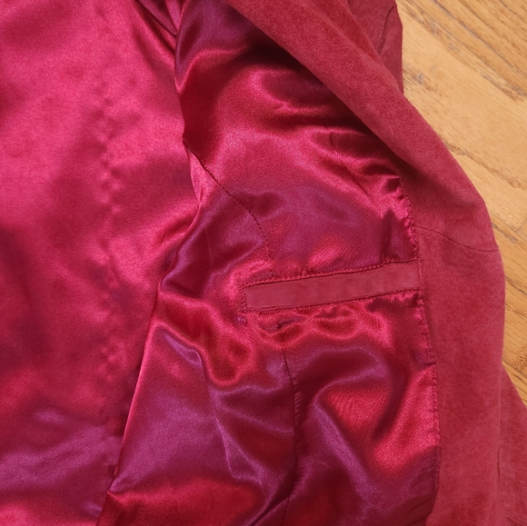Guillaume Red Suede Jacket - Picture 5 of 8